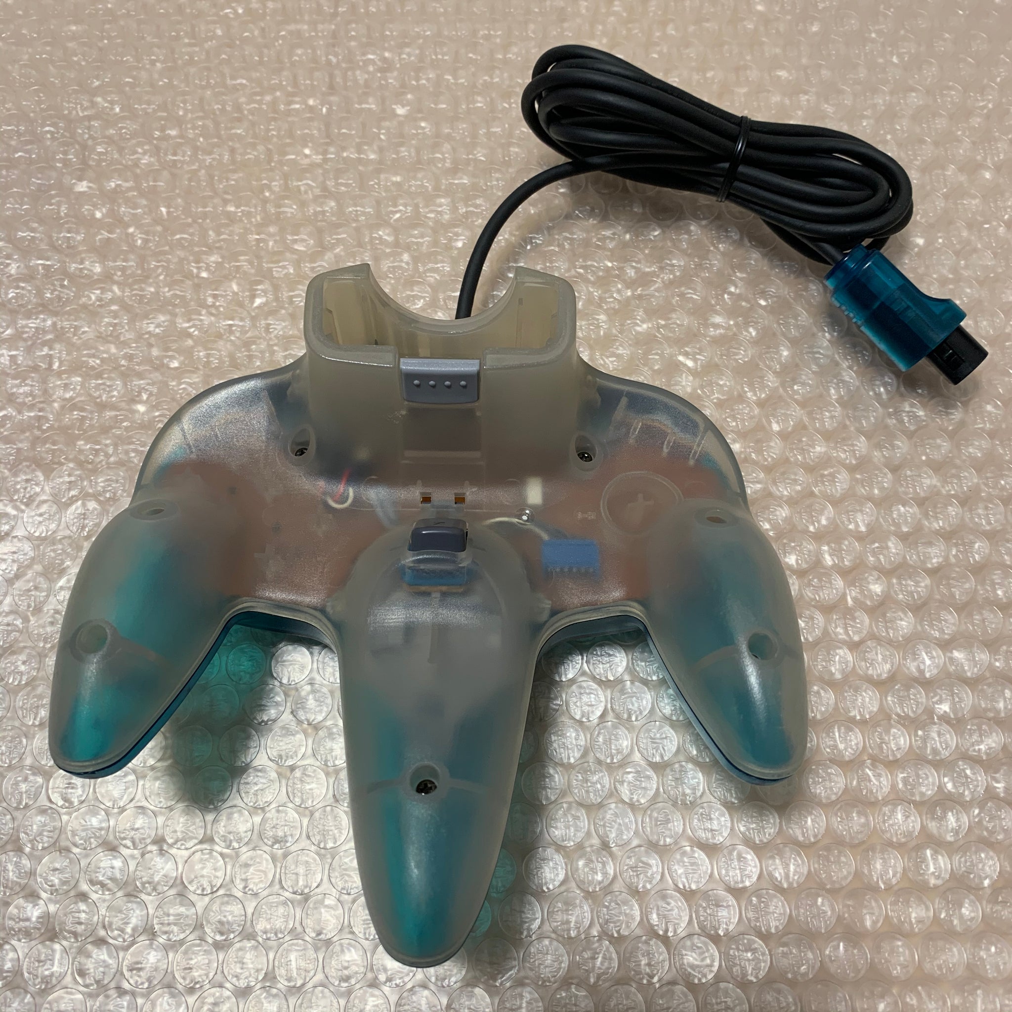 Clear Blue Nintendo 64 with N64RGB kit - Compatible with JP and US gam ...