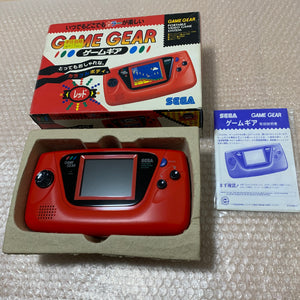 mcwill game gear Boxed Red Game Gear with McWill LCD screen set