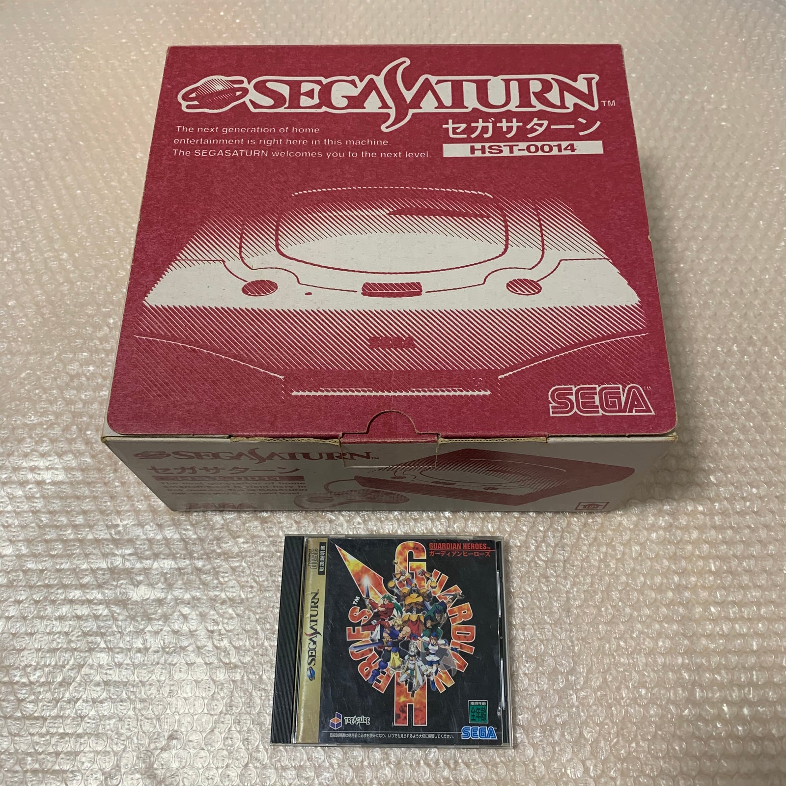 Boxed Saturn - Region free /FRAM memory with RGB cable