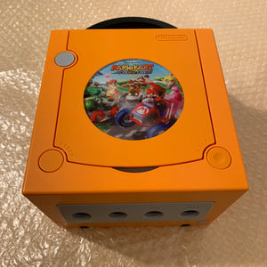 HDMI Orange Gamecube with Gameboy Player, S-Video cable + Picoboot