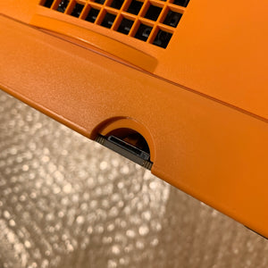 Orange Gamecube with Gameboy Player, S-Video cable + Picoboot