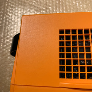 Orange Gamecube with Gameboy Player, S-Video cable + Picoboot