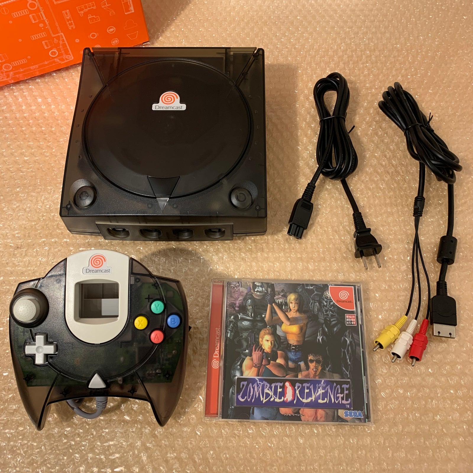 Clear black Dreamcast set - Region free