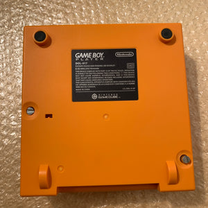 Orange Gamecube with Gameboy Player, S-Video cable + Picoboot