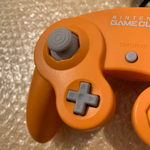 Orange Gamecube with Gameboy Player, S-Video cable + Picoboot