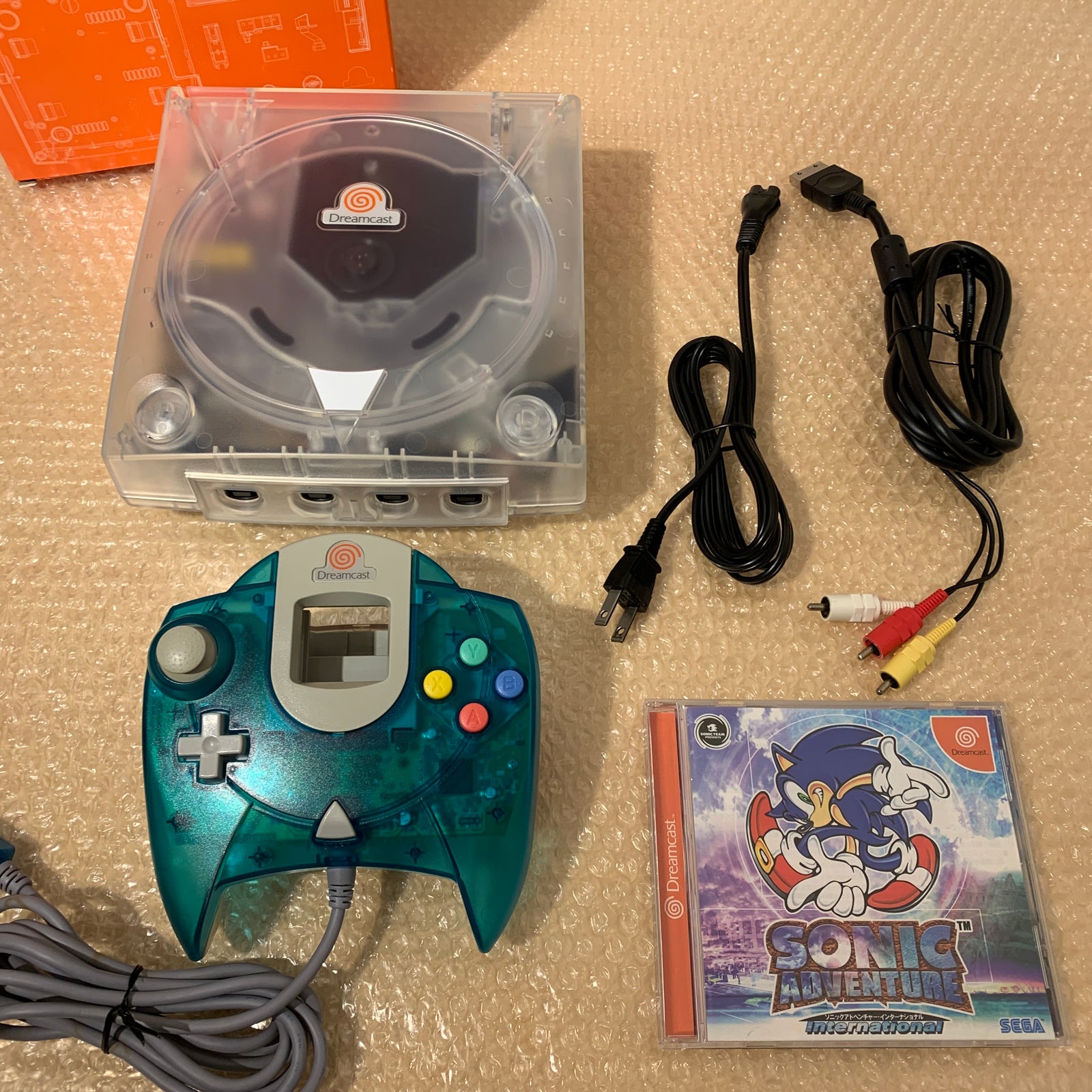 Clear Dreamcast set - Region free
