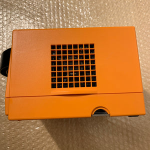 Orange Gamecube with Gameboy Player, S-Video cable + Picoboot