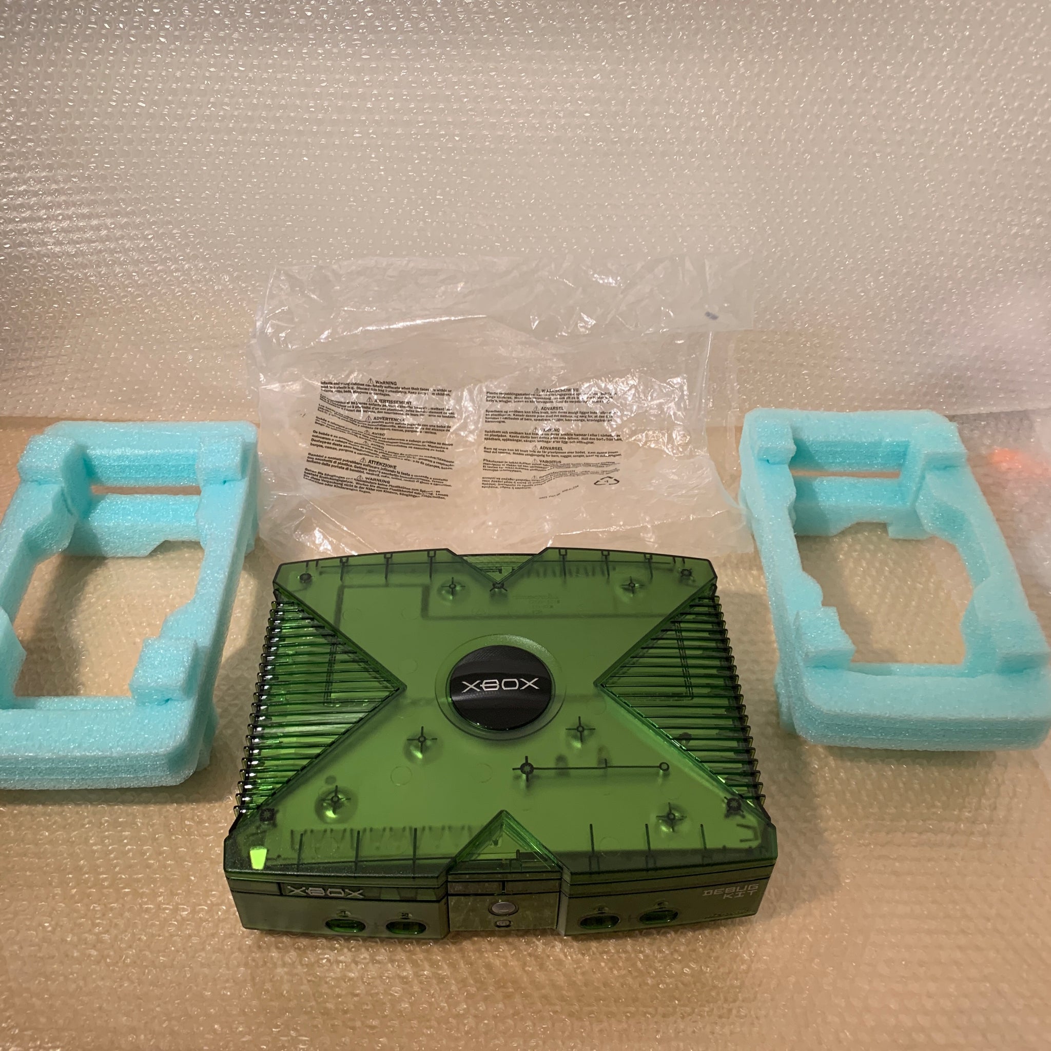 Debug Kit Boxed Xbox Debug Kit set with High Definition AV Pack - RetroAsia