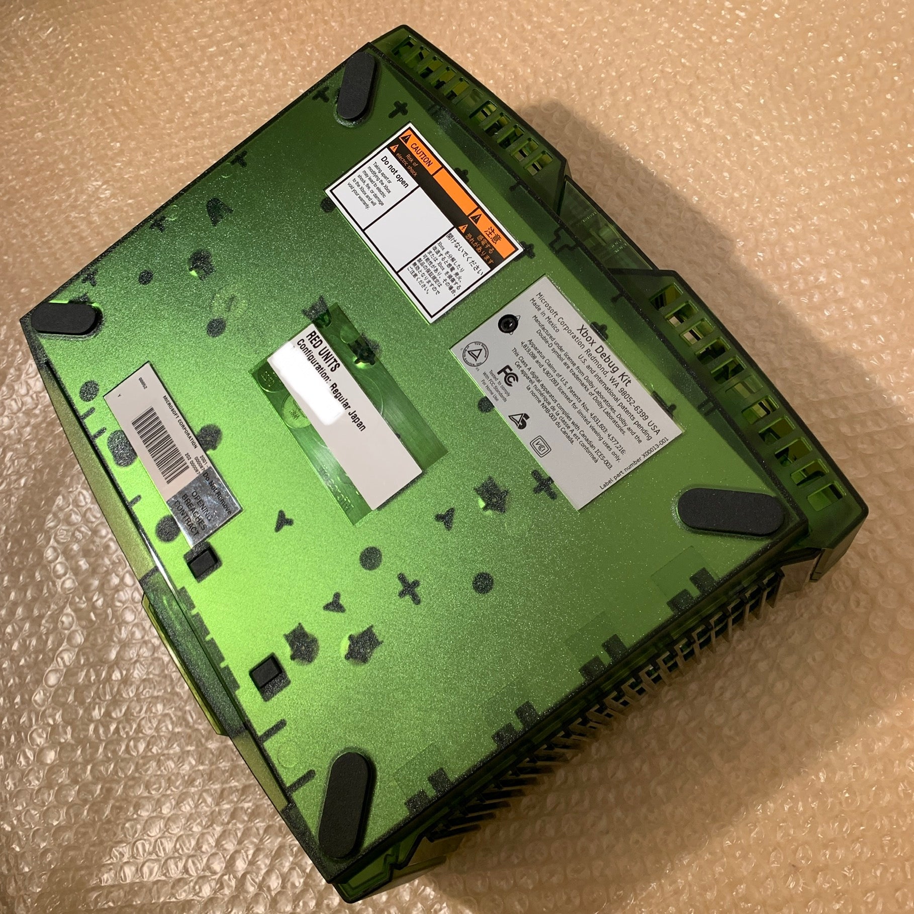 Debug Kit Boxed Xbox Debug Kit set with High Definition AV Pack - RetroAsia