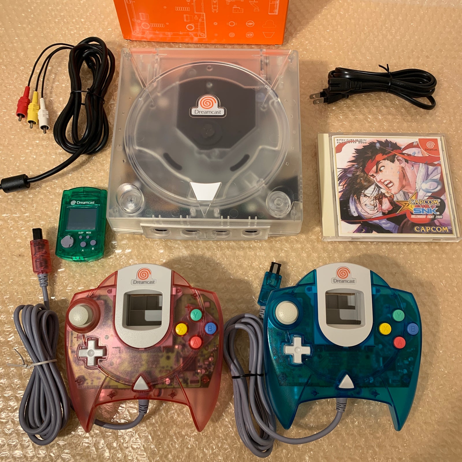 Clear Dreamcast set - Region free
