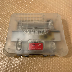 Clear Nintendo 64 set with N64RGB kit - compatible with JP and US games