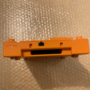 Orange Gamecube with Gameboy Player, S-Video cable + Picoboot