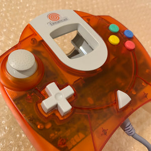Clear Orange Dreamcast set - Region free