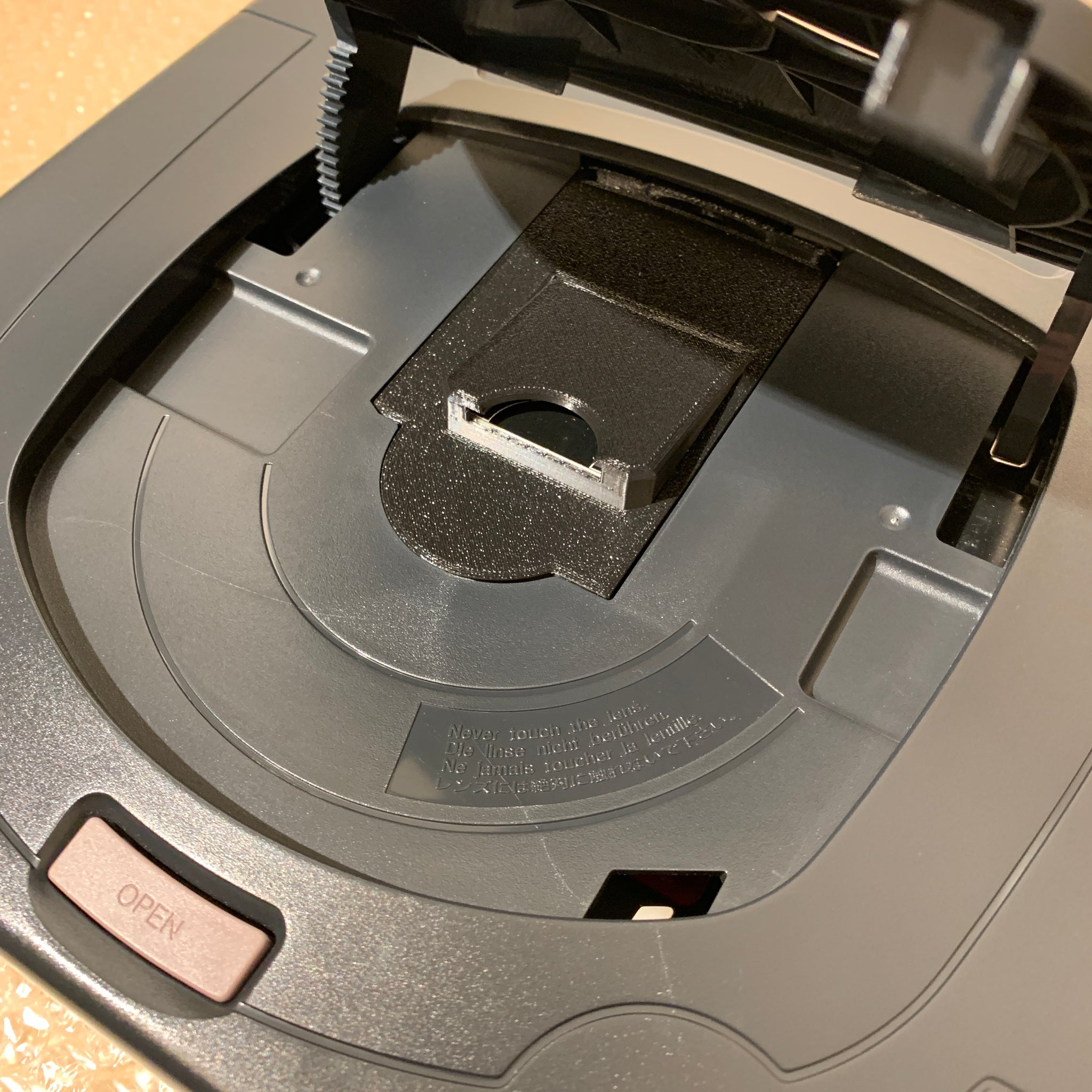 thumbnail image 2 of Delta SaturnTray Kit For Sega Saturn – SD Mount For Fenrir ODE MOD – Black 2 of 6