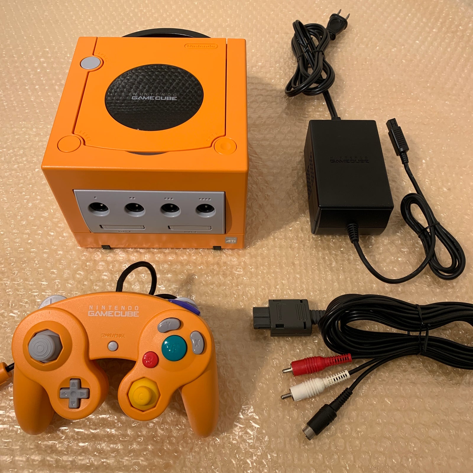 Orange Gamecube with Picoboot