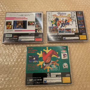 Skeleton Sega Saturn set - Region Free + FRAM Memory + RGB cable