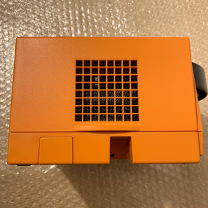 Orange Gamecube with Gameboy Player, S-Video cable + Picoboot