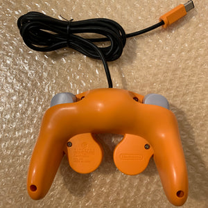 Orange Gamecube with Gameboy Player, S-Video cable + Picoboot