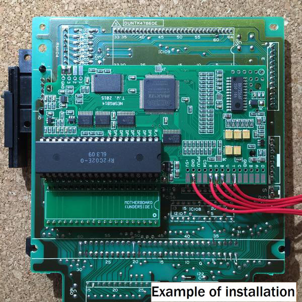 Twin Famicom with NESRGB kit set (AN-505-RD) - RetroAsia